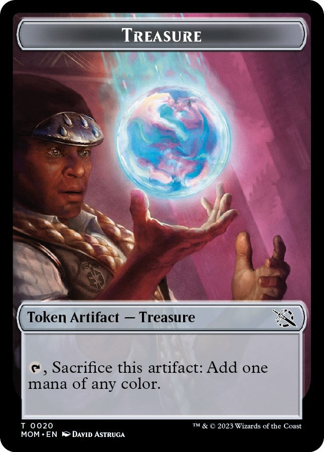 Image for Treasure Token (0020) (20) (MOM) - Magic: The Gathering