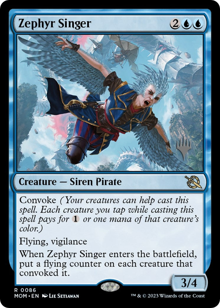 Image for Zephyr Singer (86) (PPMOM) - Magic: The Gathering