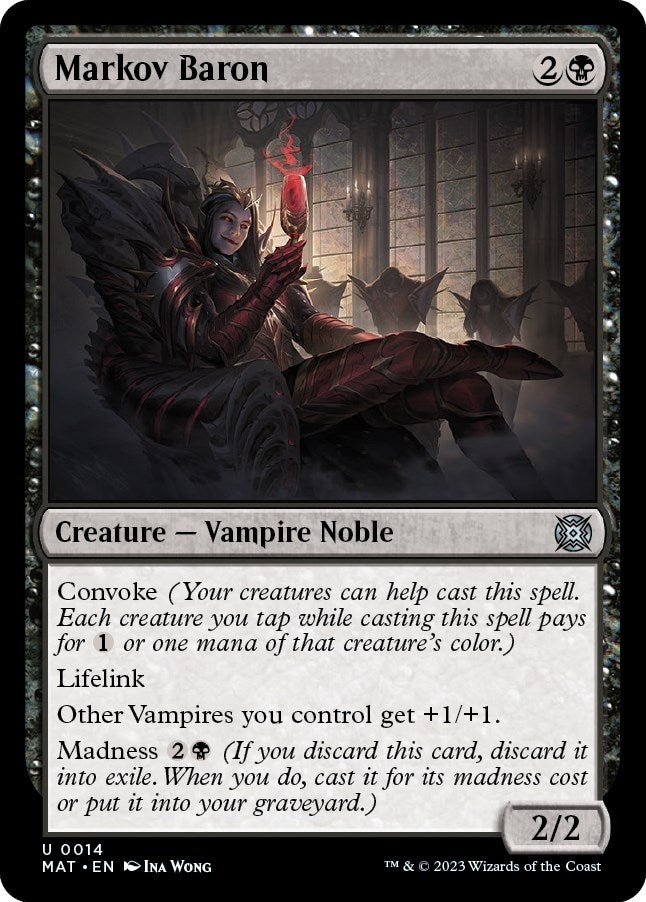 Image for Markov Baron (14) (MAT) - Magic: The Gathering