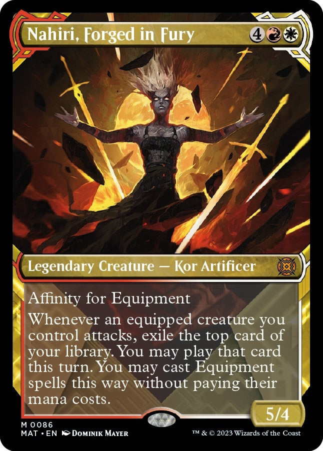 Nahiri, Forged in Fury (Showcase) (86) (MAT) Japanese