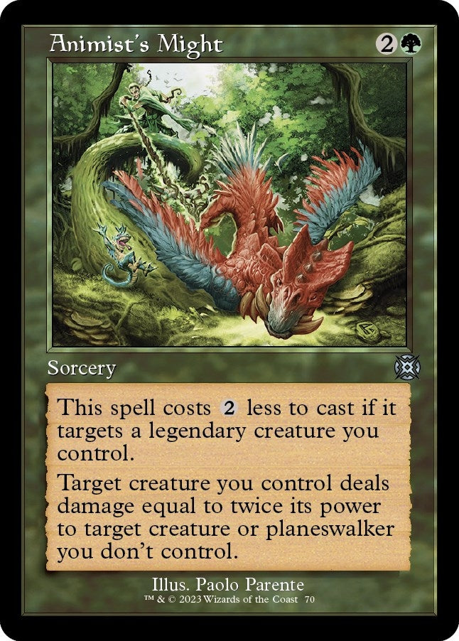 Animist's Might (Retro Frame) (70) (MAT)