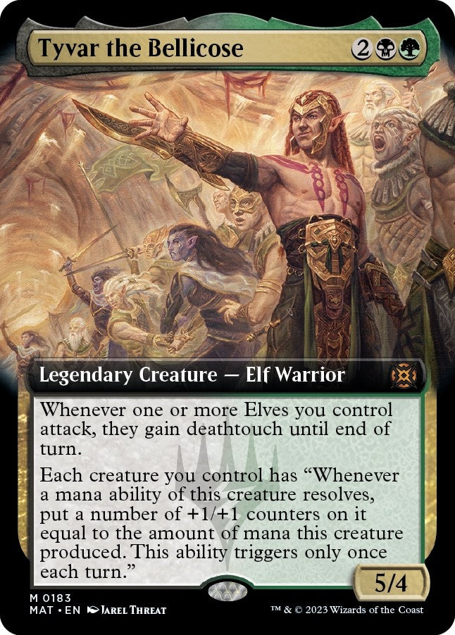 Image for Tyvar the Bellicose (Extended Art) (183) (MAT) - Magic: The Gathering