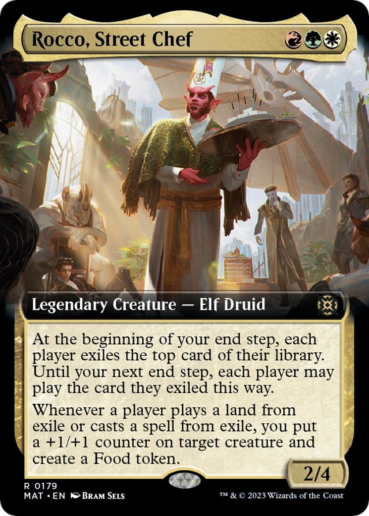 Image for Rocco, Street Chef (Extended Art) (179) (MAT) - Magic: The Gathering