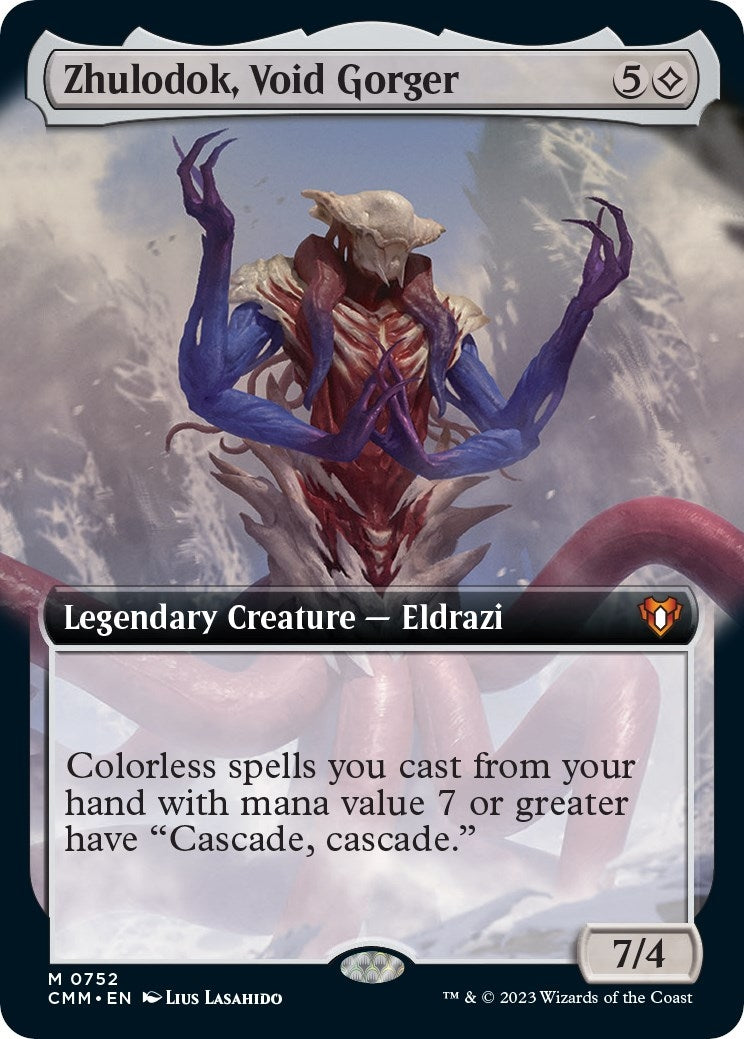 Image for Zhulodok, Void Gorger (Extended Art) (752) (CMM) - Magic: The Gathering