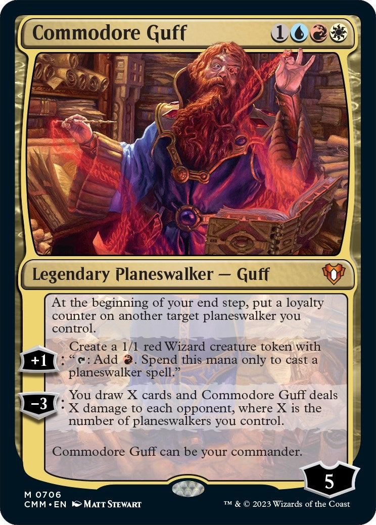 Image for Commodore Guff (706) (CMM) - Magic: The Gathering