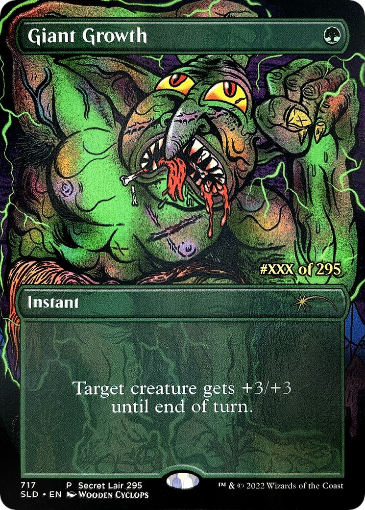 Image for Giant Growth (Serial Numbered) (717) (SLD) - Magic: The Gathering
