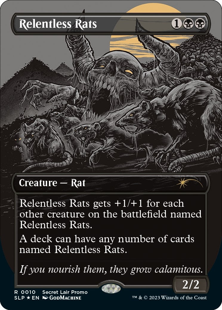 Image for Relentless Rats (0010) (10) (SLP) - Magic: The Gathering
