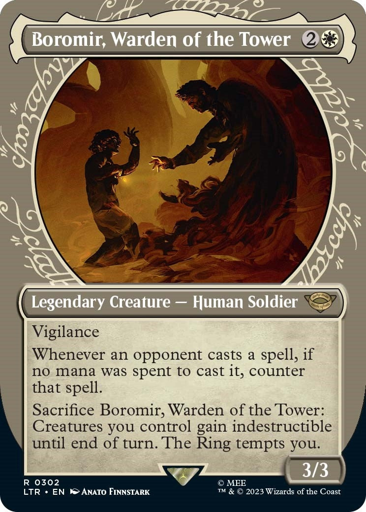 Image for Boromir, Warden of the Tower (Showcase) (302) (LTR) - Magic: The Gathering
