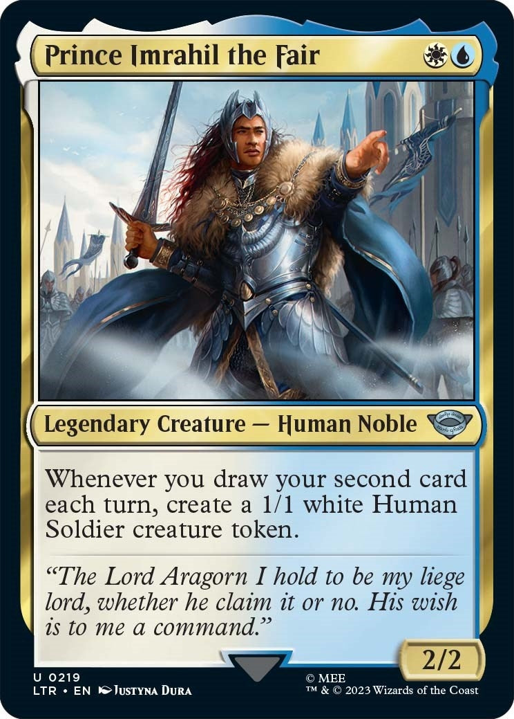 Image for Prince Imrahil the Fair (219) (LTR) - Magic: The Gathering