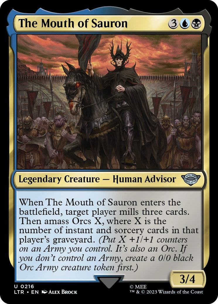 Image for The Mouth of Sauron (216) (LTR) - Magic: The Gathering