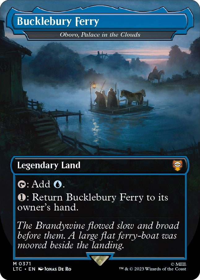 Image for Bucklebury Ferry - Oboro, Palace in the Clouds (Borderless) (371) (LTC) - Magic: The Gathering