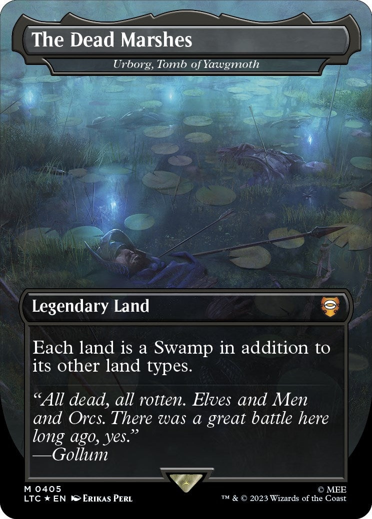 Image for The Dead Marshes - Urborg, Tomb of Yawgmoth (Borderless) (Surge Foil) (405) (LTC) - Magic: The Gathering