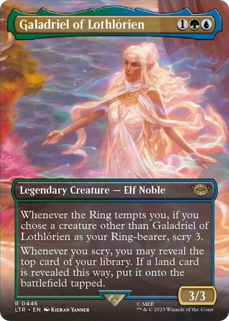 Image for Galadriel of Lothlorien (Borderless) (446) (LTR) - Magic: The Gathering