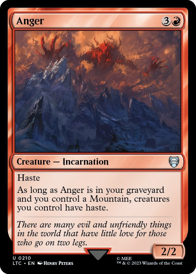 Image for Anger (210) (LTC) - Magic: The Gathering