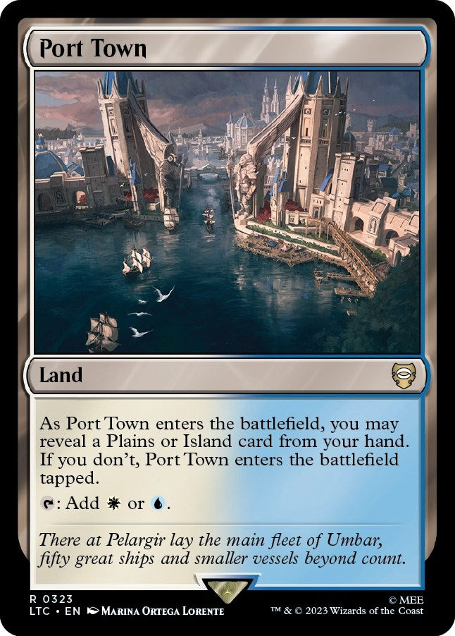 Image for Port Town (323) (LTC) - Magic: The Gathering