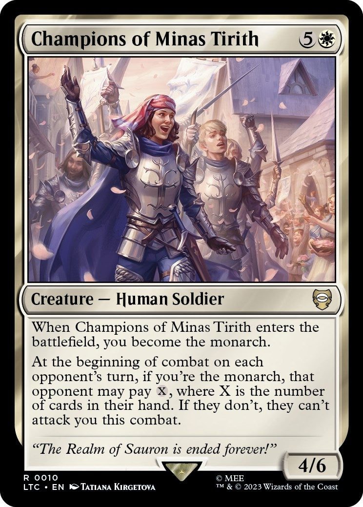Image for Champions of Minas Tirith (10) (LTC) - Magic: The Gathering