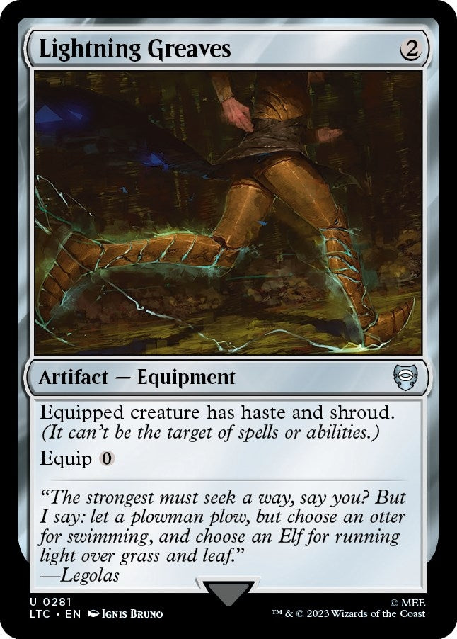 Image for Lightning Greaves (281) (LTC) - Magic: The Gathering