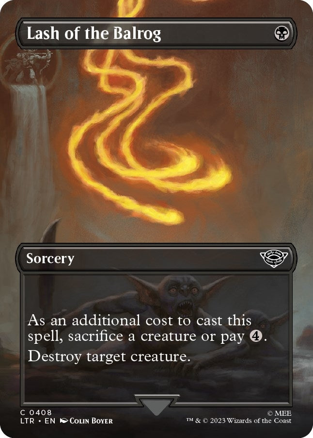 Lash of the Balrog (Borderless) (408) (LTR) Japanese