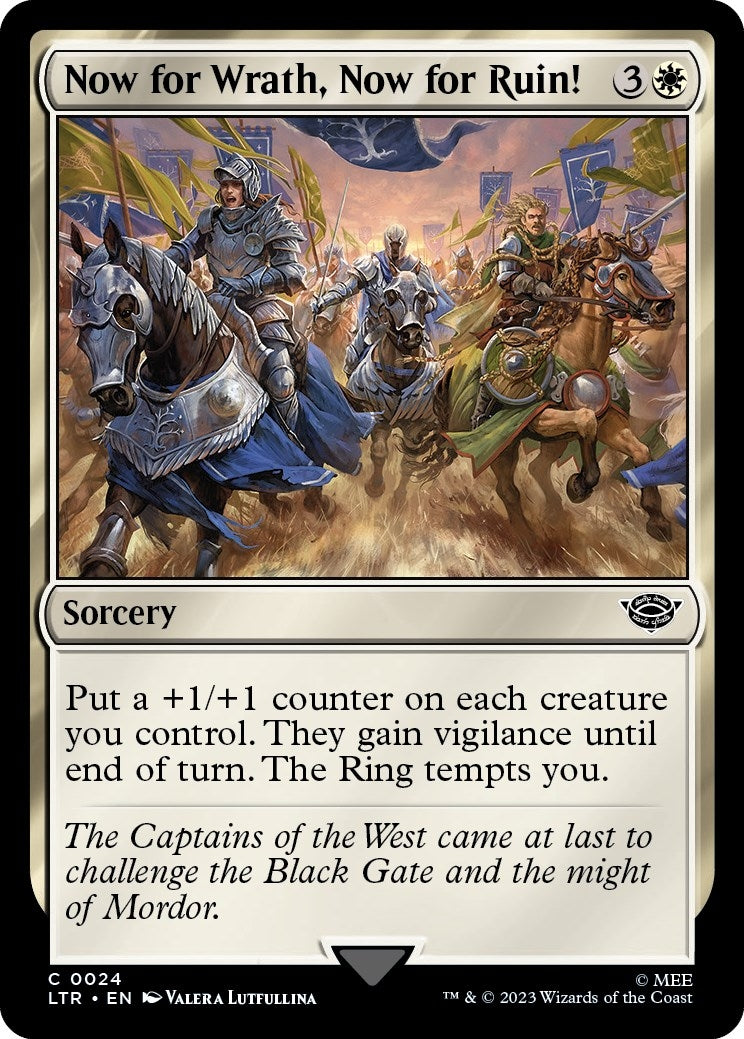 Image for Now for Wrath, Now for Ruin! (24) (LTR) - Magic: The Gathering