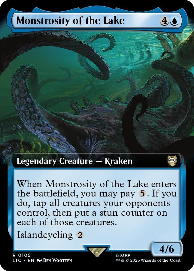 Image for Monstrosity of the Lake (Extended Art) (105) (LTC) - Magic: The Gathering