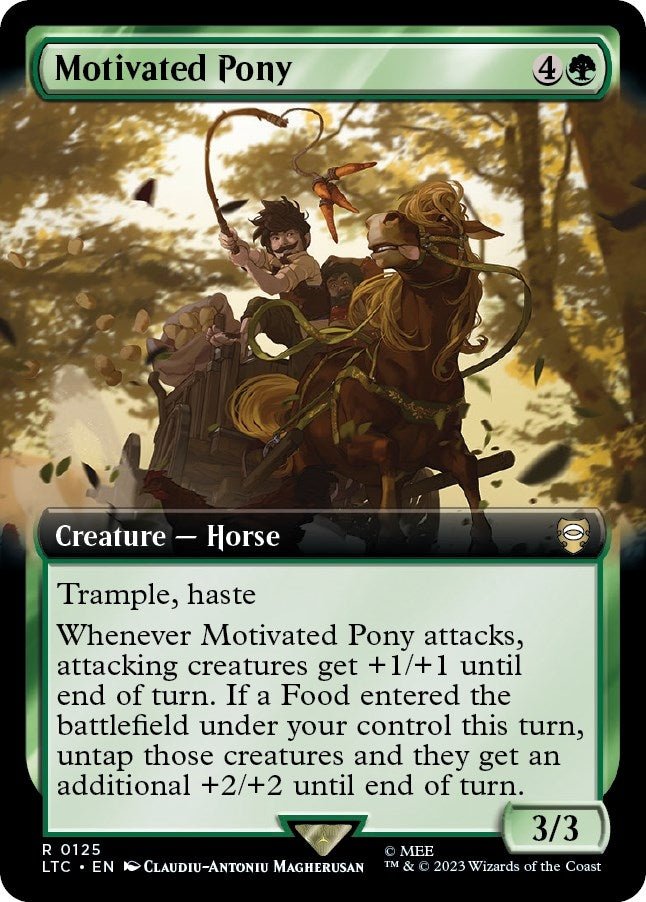 Image for Motivated Pony (Extended Art) (125) (LTC) - Magic: The Gathering