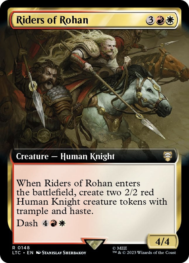Image for Riders of Rohan (Extended Art) (148) (LTC) - Magic: The Gathering