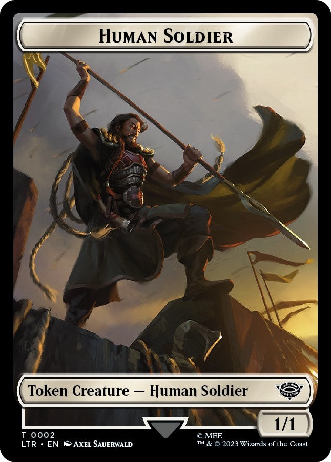 Image for Human Soldier (0002) // Food (0009) Double-Sided Token (2 // 9) (LTR) - Magic: The Gathering