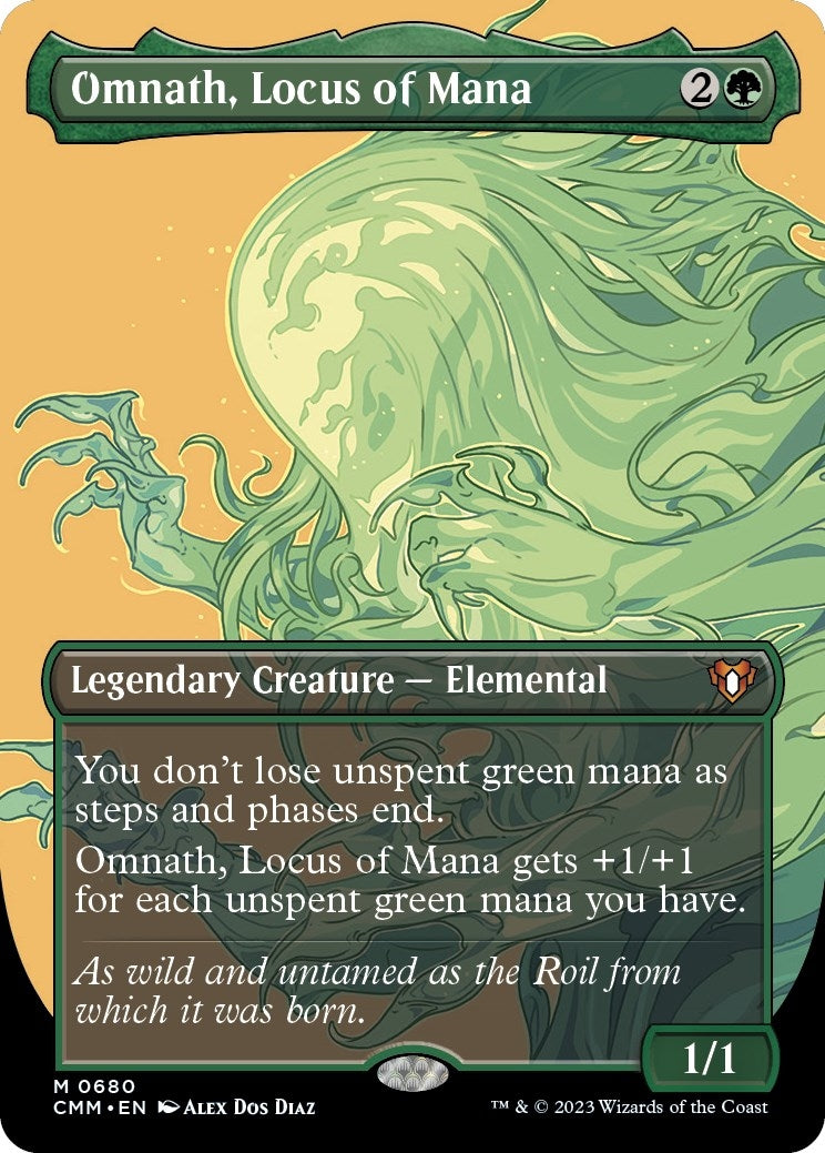 Image for Omnath, Locus of Mana (Borderless) (680) (CMM) - Magic: The Gathering
