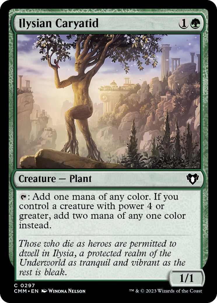 Image for Ilysian Caryatid (297) (CMM) - Magic: The Gathering