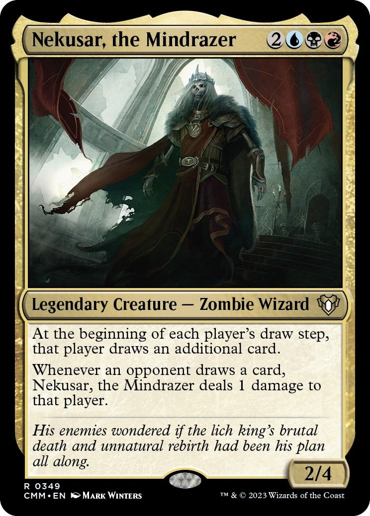 Image for Nekusar, the Mindrazer (349) (CMM) - Magic: The Gathering