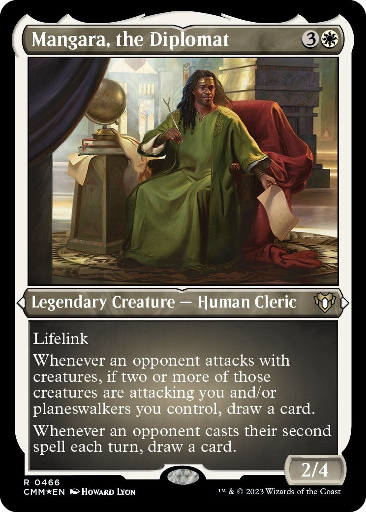 Image for Mangara, the Diplomat (Foil Etched) (466) (CMM) - Magic: The Gathering