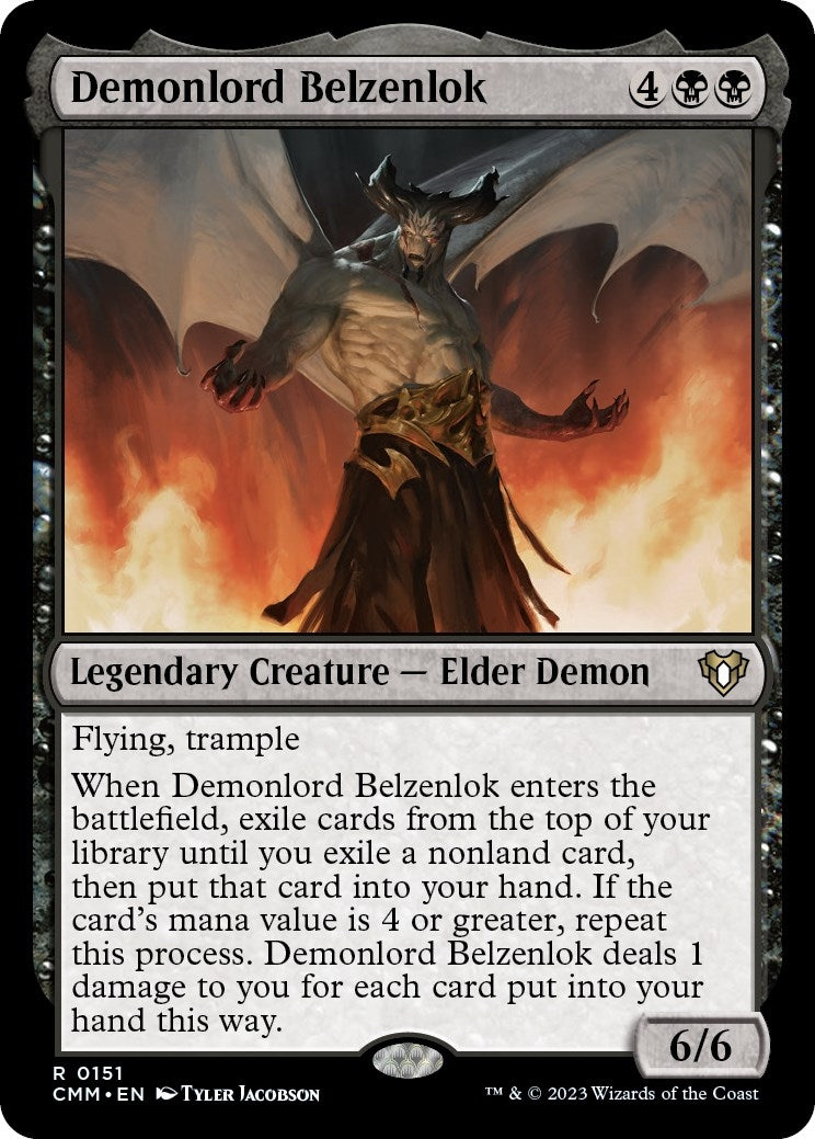 Image for Demonlord Belzenlok (151) (CMM) - Magic: The Gathering