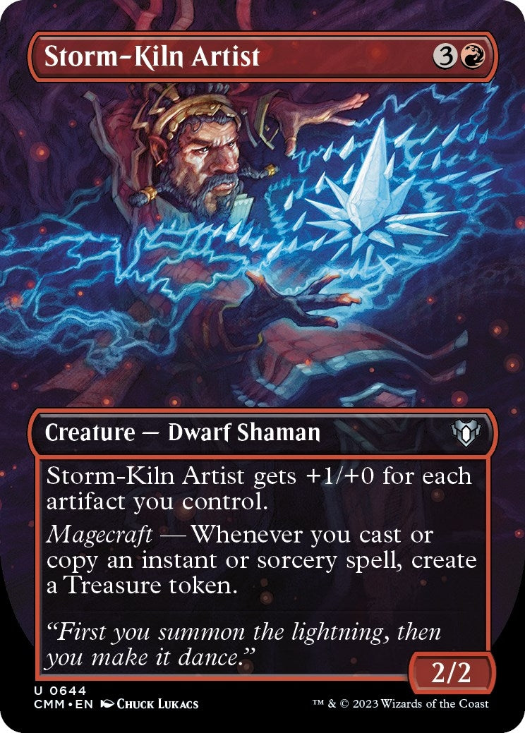 Image for Storm-Kiln Artist (Borderless) (644) (CMM) - Magic: The Gathering