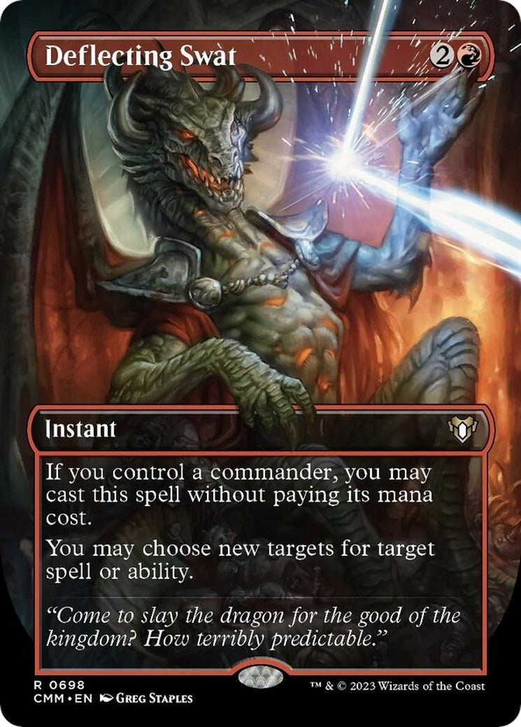 Image for Deflecting Swat (Borderless) (698) (CMM) - Magic: The Gathering