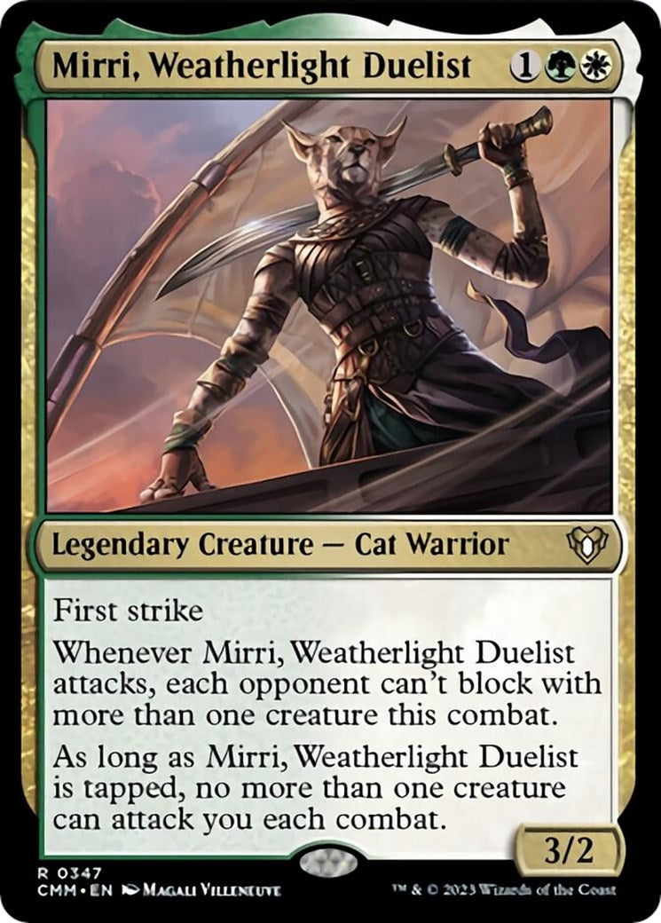Image for Mirri, Weatherlight Duelist (347) (CMM) - Magic: The Gathering