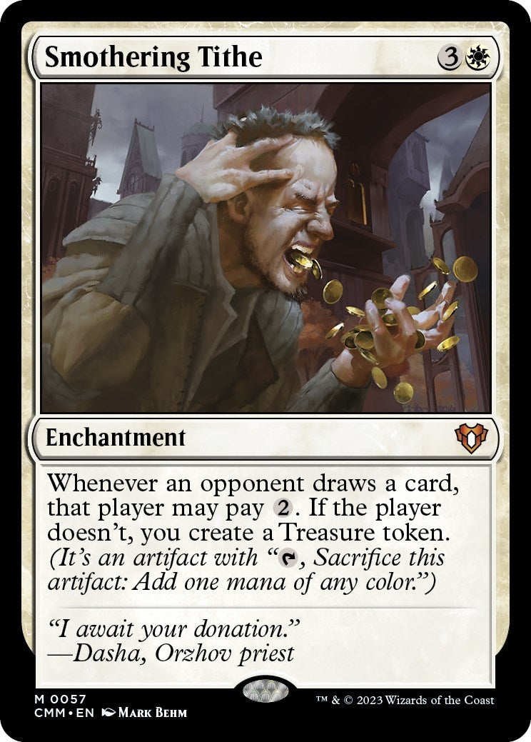 Image for Smothering Tithe (57) (CMM) - Magic: The Gathering