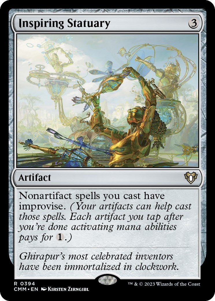 Image for Inspiring Statuary (394) (CMM) - Magic: The Gathering