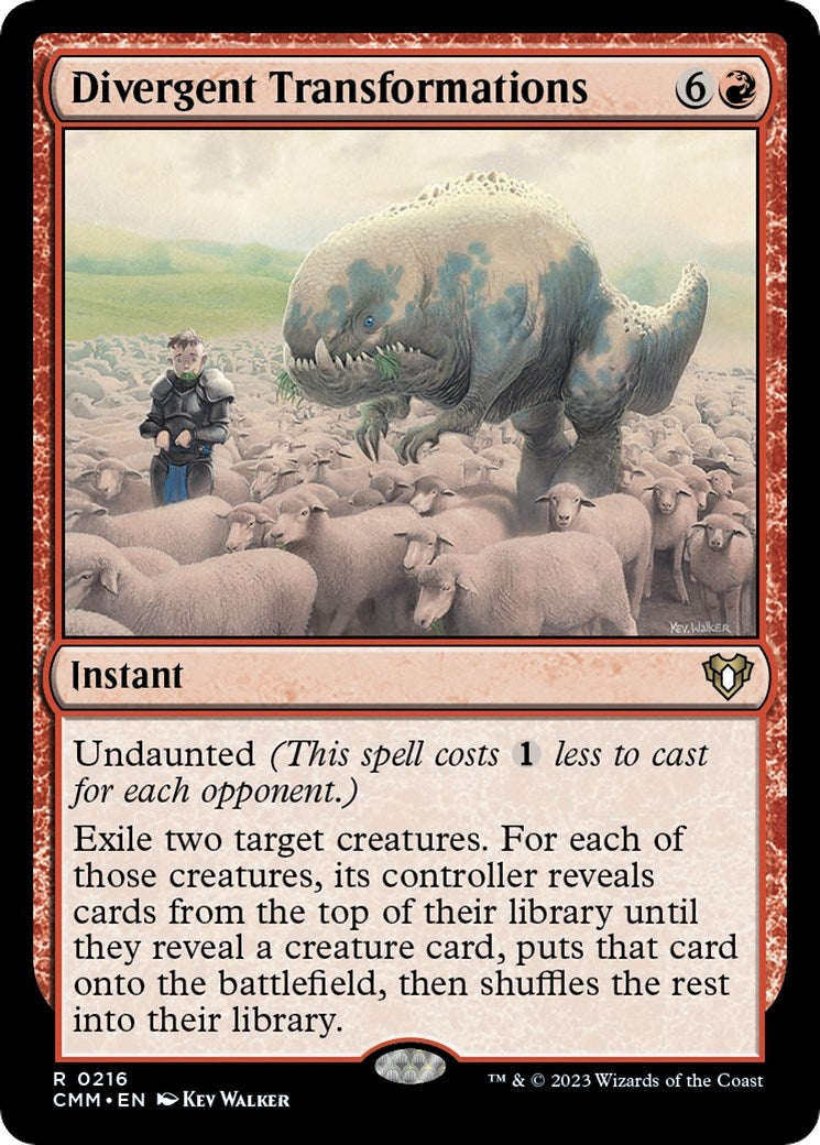 Image for Divergent Transformations (216) (CMM) - Magic: The Gathering