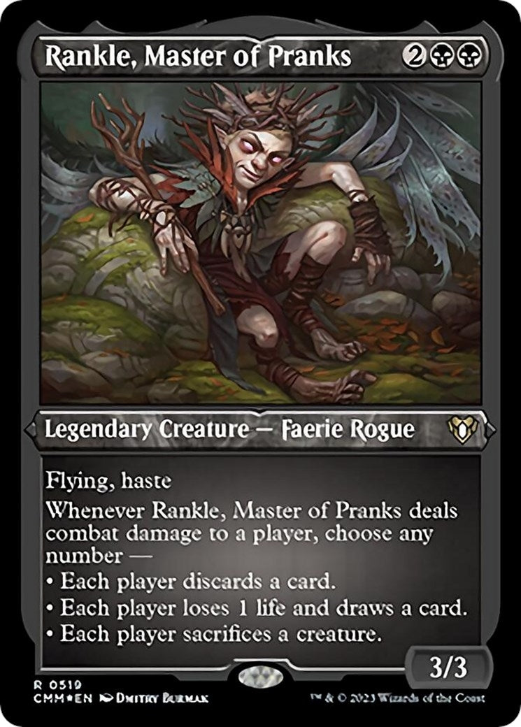 Image for Rankle, Master of Pranks (Foil Etched) (519) (CMM) - Magic: The Gathering