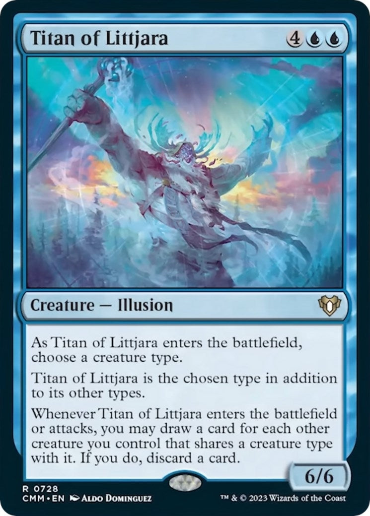 Image for Titan of Littjara (728) (CMM) - Magic: The Gathering