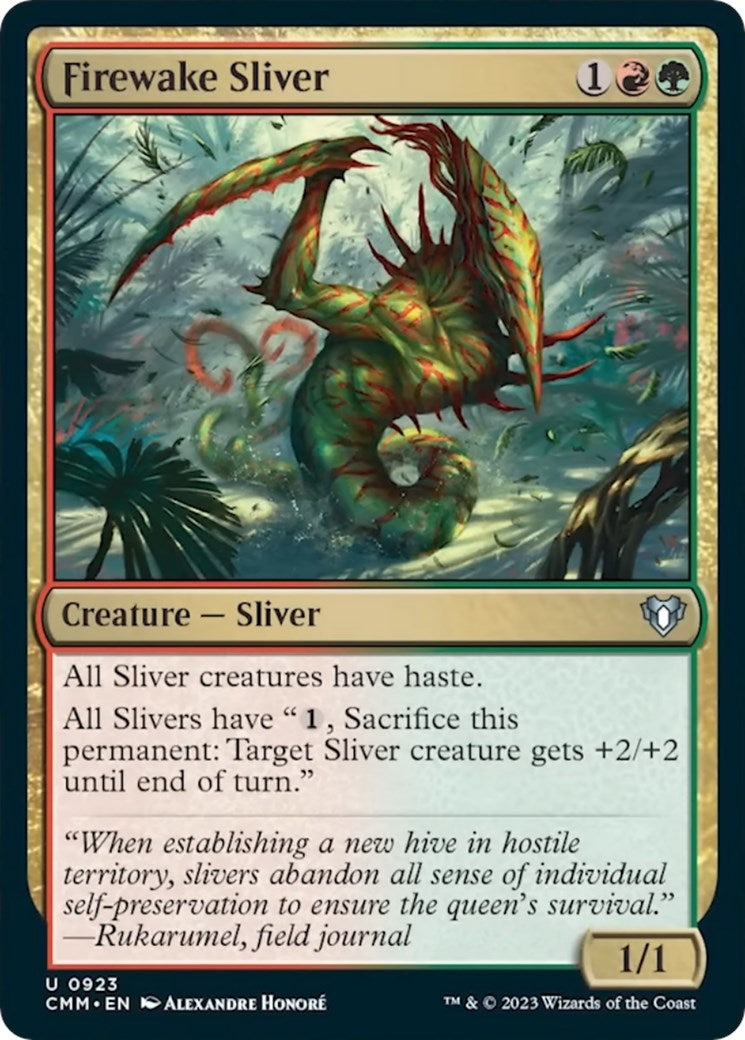 Image for Firewake Sliver (923) (CMM) - Magic: The Gathering
