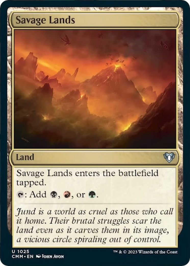 Image for Savage Lands (1025) (CMM) - Magic: The Gathering