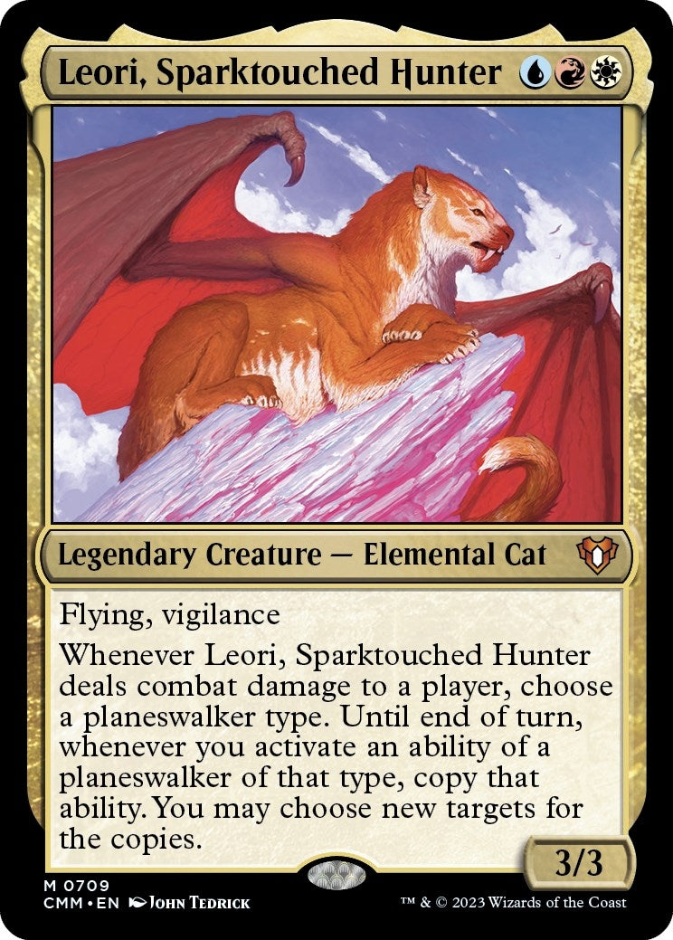 Image for Leori, Sparktouched Hunter (709) (CMM) - Magic: The Gathering