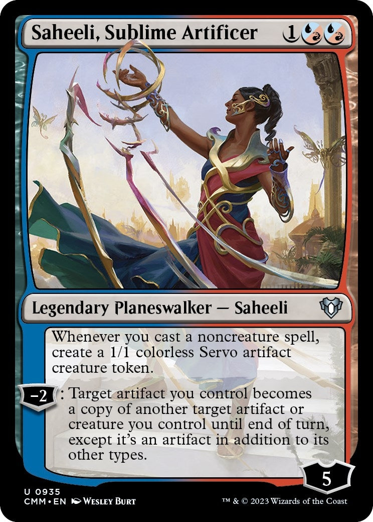 Saheeli, Sublime Artificer (935) (CMM) Japanese