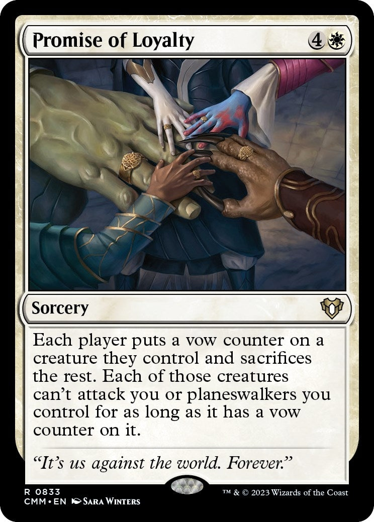 Image for Promise of Loyalty (833) (CMM) - Magic: The Gathering
