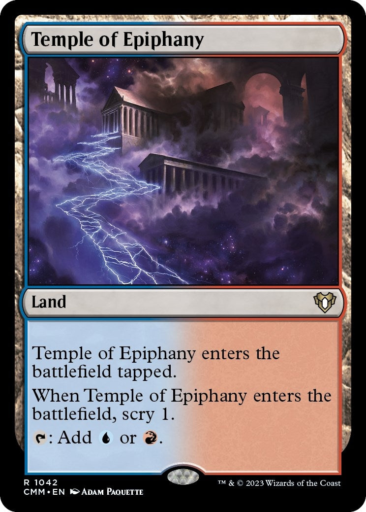 Image for Temple of Epiphany (1042) (CMM) - Magic: The Gathering