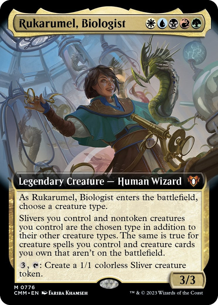 Image for Rukarumel, Biologist (Extended Art) (776) (CMM) - Magic: The Gathering