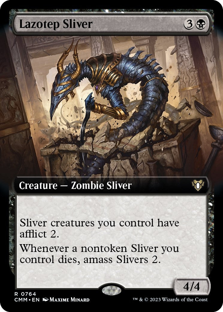 Image for Lazotep Sliver (Extended Art) (764) (CMM) - Magic: The Gathering