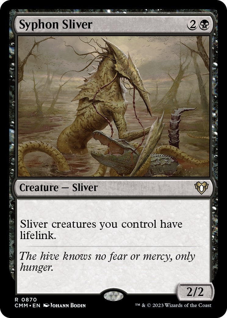 Image for Syphon Sliver (870) (CMM) - Magic: The Gathering