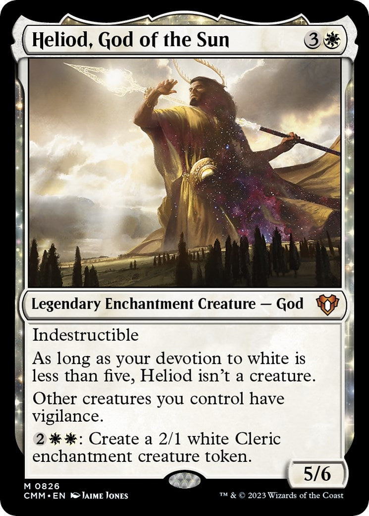 Image for Heliod, God of the Sun (826) (CMM) - Magic: The Gathering
